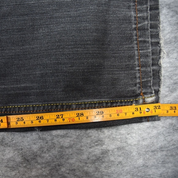 Rocawear Jeans Mens Size 36 Dark Grey Distressed Vintage Streetwear - Picture 7 of 8